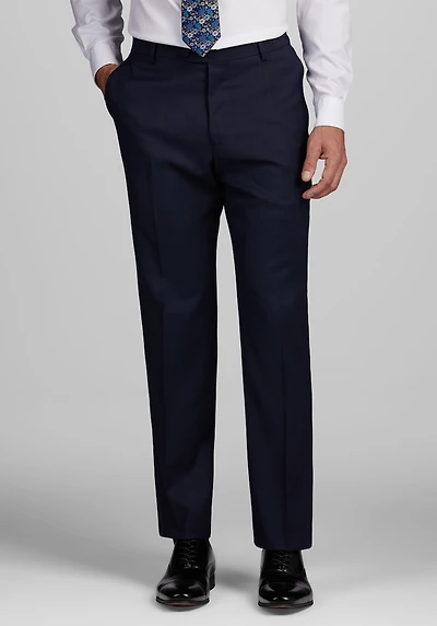 Men's Traveler Performance Collection Tailored Fit Suit Pants at Jos. A. Bank, Blue