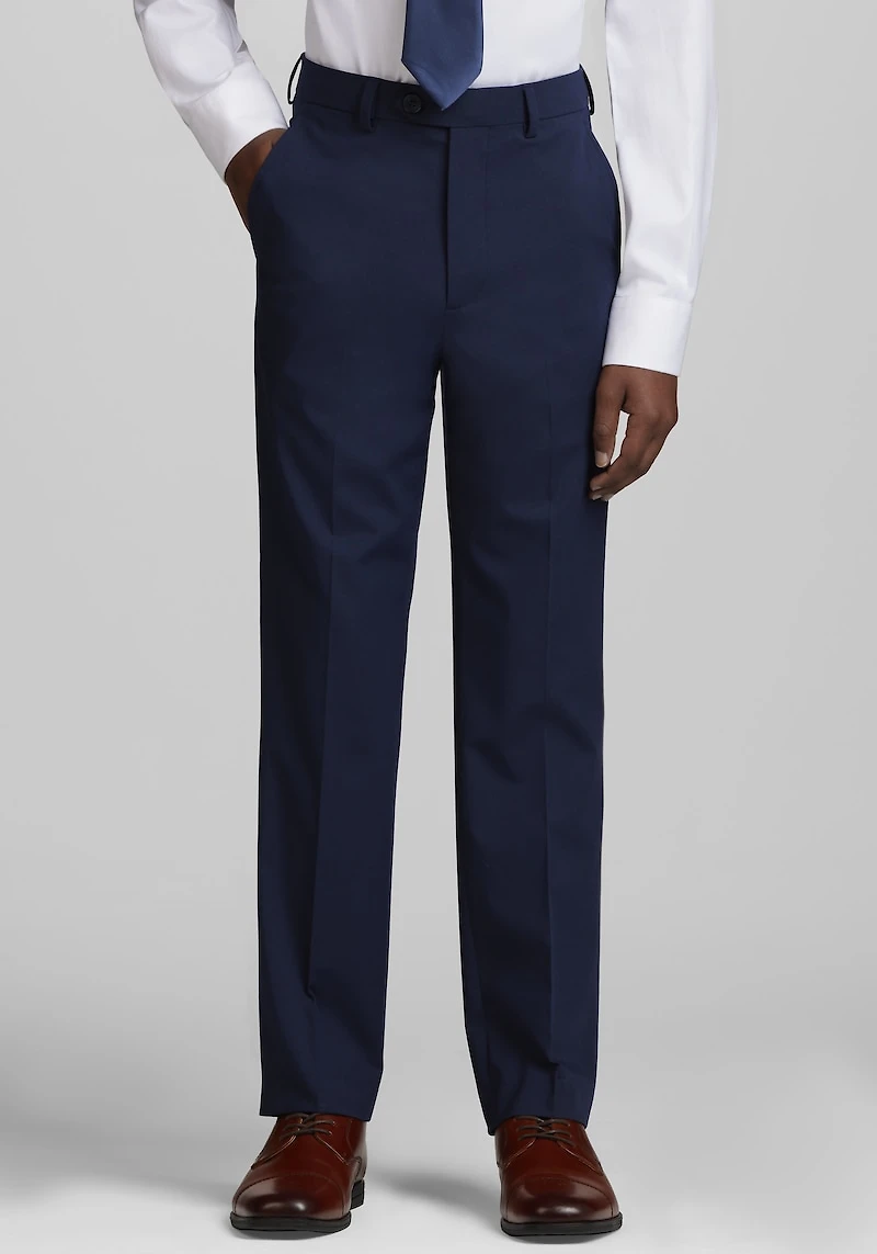 Jos. A. Bank Boys Suit Pants at Jos. A. Bank, Blue/Bright Navy