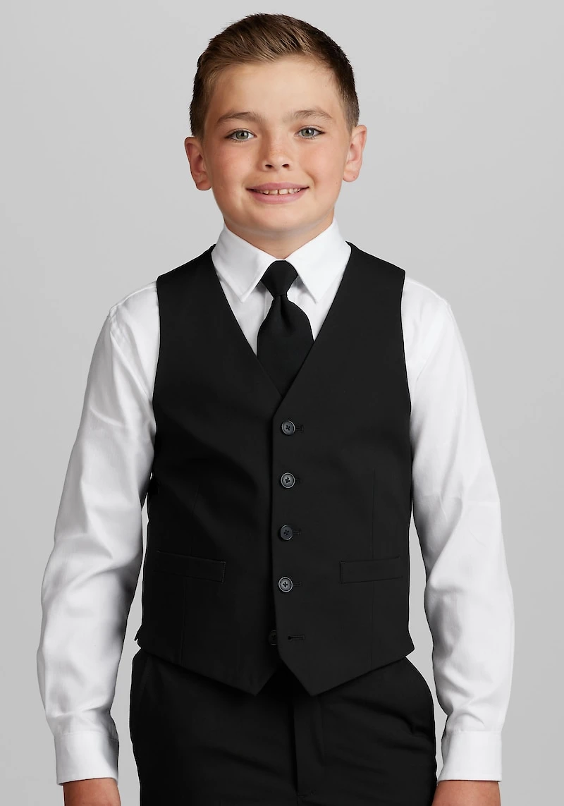 Jos. A. Bank Boys Suit Vest at Jos. A. Bank, Black