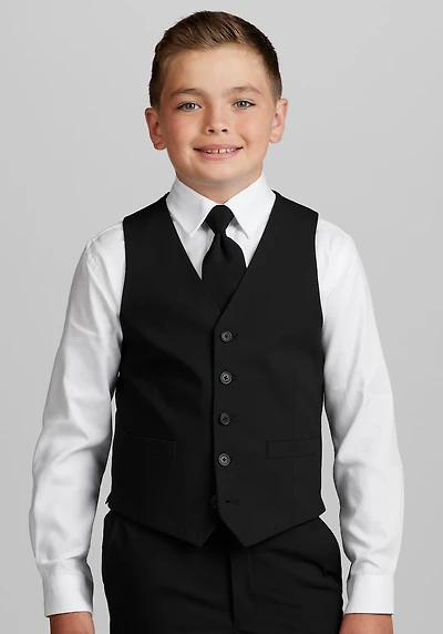 Jos. A. Bank Boys Suit Vest at Jos. A. Bank, Black