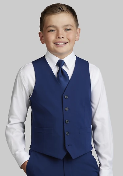 Jos. A. Bank Boys Suit Vest at Jos. A. Bank, Bright Blue