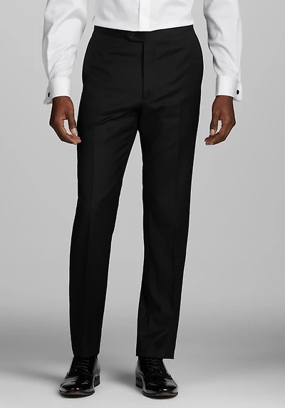 Men's Jos. A. Bank Slim Fit Wool Blend Tuxedo Suit Pants at Jos. A. Bank, Black