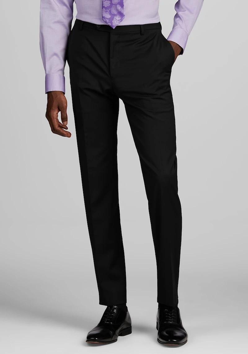 Men's Traveler Performance Collection Slim Fit Suit Pants at Jos. A. Bank, Black