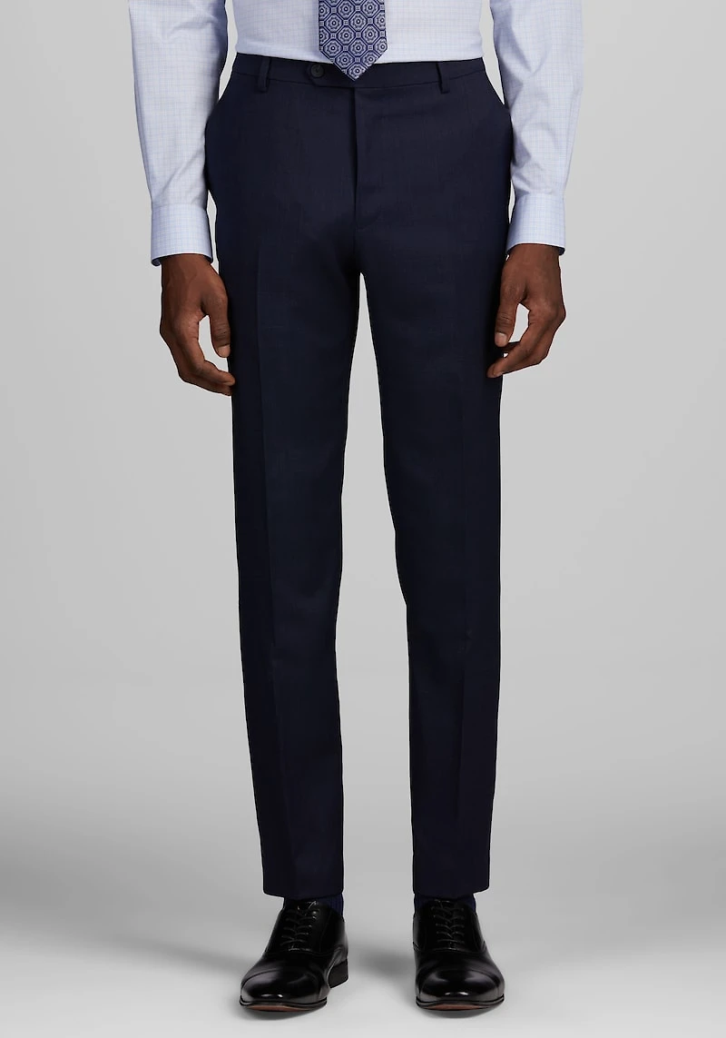 Men's Traveler Performance Collection Slim Fit Suit Pants at Jos. A. Bank, Blue