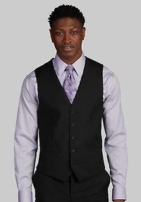 Men's Traveler Performance Collection Slim Fit Suit Vest at Jos. A. Bank, Black