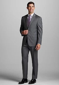 Men's Traveler Performance Collection Tailored Fit Suit Jacket at Jos. A. Bank, Dove Grey