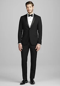 Men's Jos. A. Bank Skinny Fit Wool Blend Tuxedo Suit Jacket at Jos. A. Bank, Black