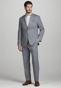 Men's 1905 Navy Tailored Fit Solid Suit Jacket at Jos. A. Bank, Mid Grey