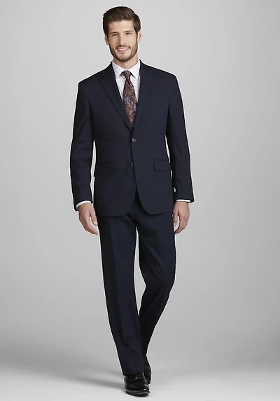 Men's 1905 Navy Tailored Fit Solid Suit Jacket at Jos. A. Bank, Blue/Navy