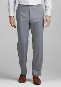 Men's 1905 Navy Tailored Fit Solid Suit Pants at Jos. A. Bank, Mid Grey
