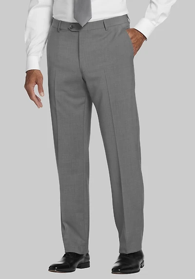 Men's Traveler Tailored Fit 100% Italian Wool Suit Separate Pants at Jos. A. Bank, Med Grey