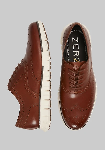 Cole Haan Men's Zerogrand Remastered Wingtip Oxfords at Jos. A. Bank, British Tan
