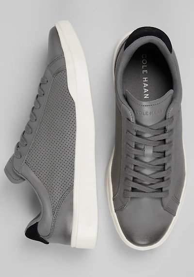 Cole Haan Men's Grand Crosscourt Perforated LTT Sneakers at Jos. A. Bank, Grey/Quiet Shade