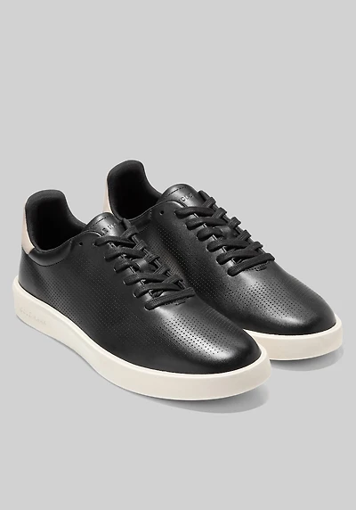 Cole Haan Men's Grand Crosscourt Daily Laser Sneakers at Jos. A. Bank, Black/Ivory/White