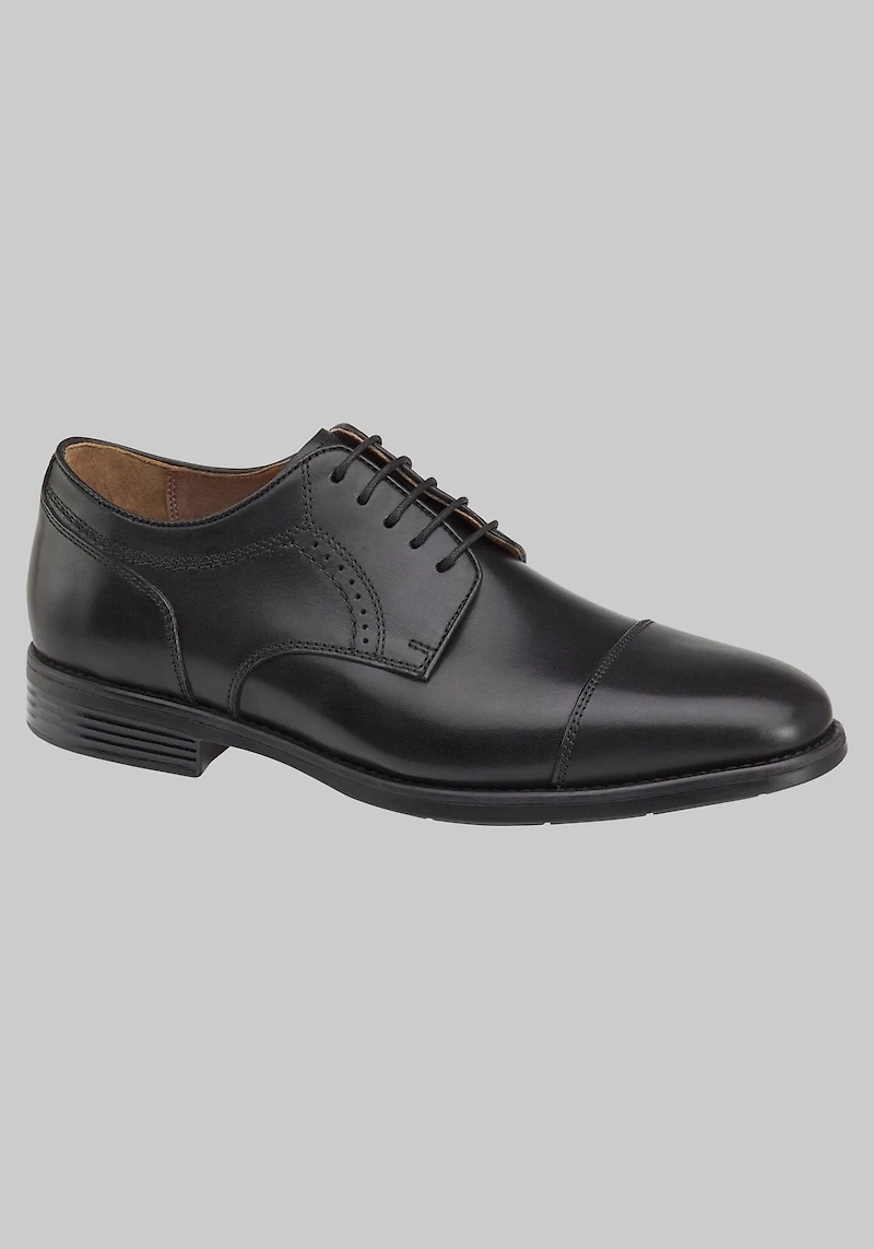 Johnston & Murphy Men's Waterproof Branning Cap Toe Shoes at Jos. A. Bank, Black