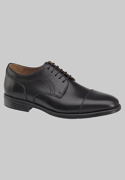 Johnston & Murphy Men's Waterproof Branning Cap Toe Shoes at Jos. A. Bank, Black
