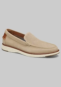 Johnston & Murphy Men's Upton Perfed Venetian Loafers at Jos. A. Bank, Taupe
