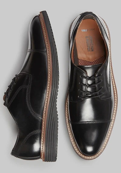 Johnston & Murphy Men's Upton Cap Toe Oxfords at Jos. A. Bank, Black