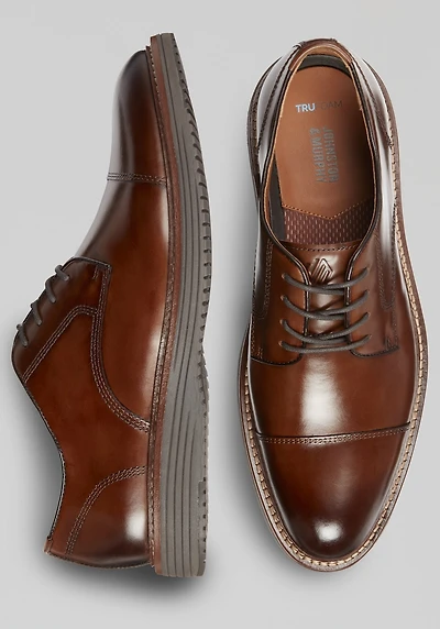 Johnston & Murphy Men's Upton Cap Toe Oxfords at Jos. A. Bank, Tan