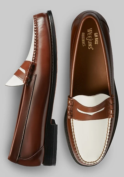 Men's G.H. Bass Larson Weejun Loafers at Jos. A. Bank, Brown/Whiskey/White,