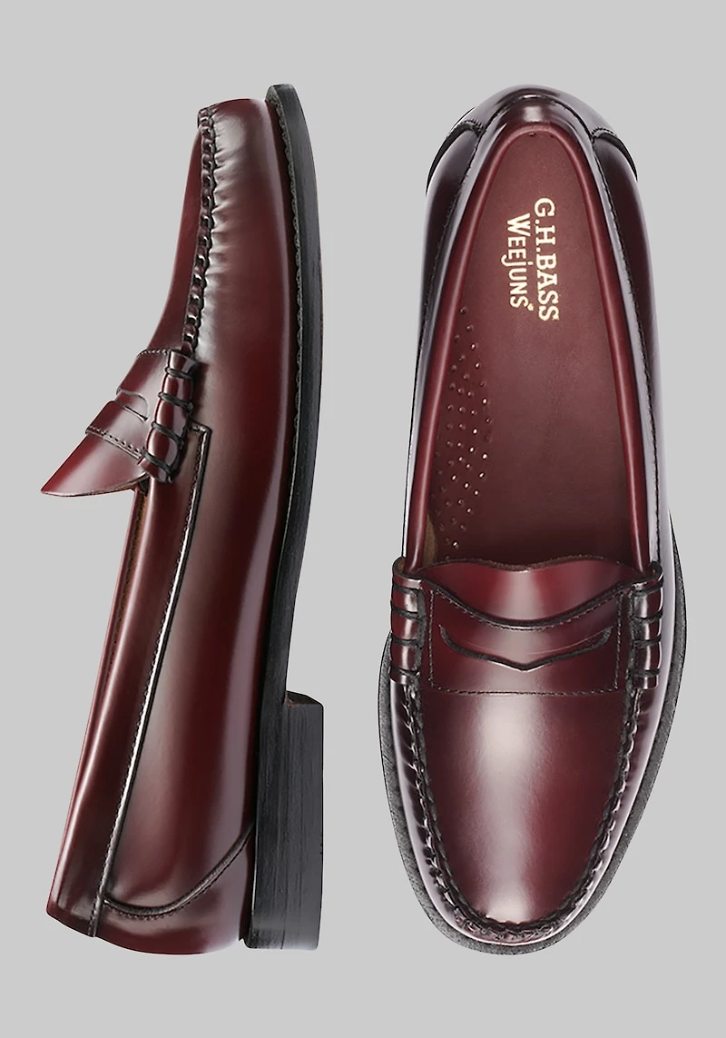 Men's G.H. Bass Larson Weejun Loafers at Jos. A. Bank, Burgundy/Wine