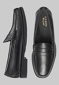 Men's G.H. Bass Larson Easy Weejuns Moc Toe Loafers at Jos. A. Bank, Black