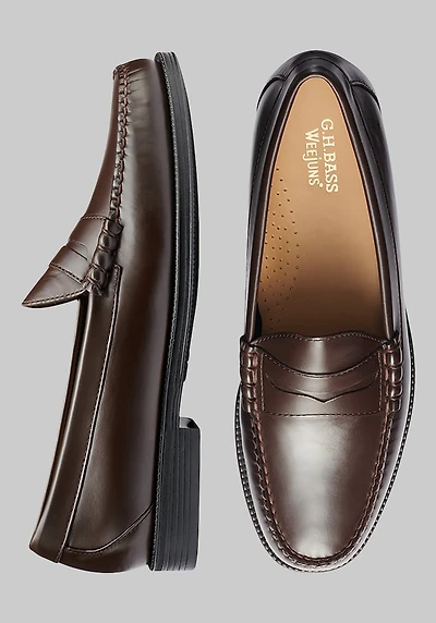 Men's G.H. Bass Larson Easy Weejuns Moc Toe Loafers at Jos. A. Bank, Brown