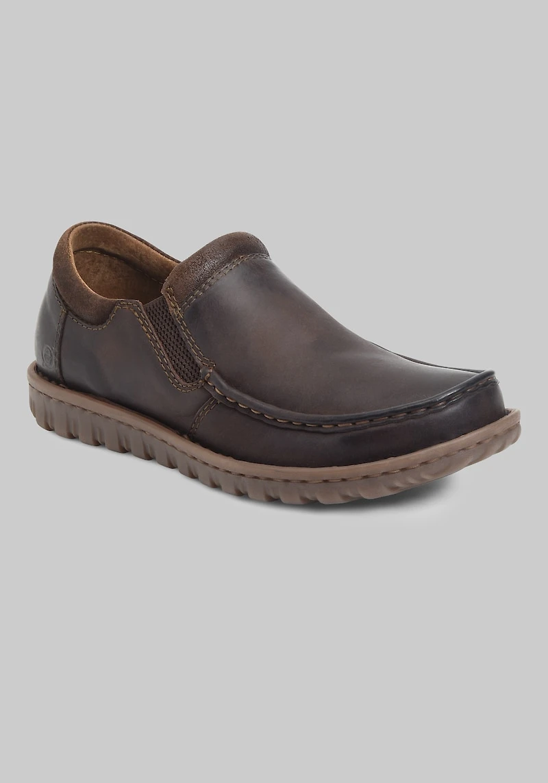 Men's Born Gudmund Moc Toe Loafers at Jos. A. Bank, Brown