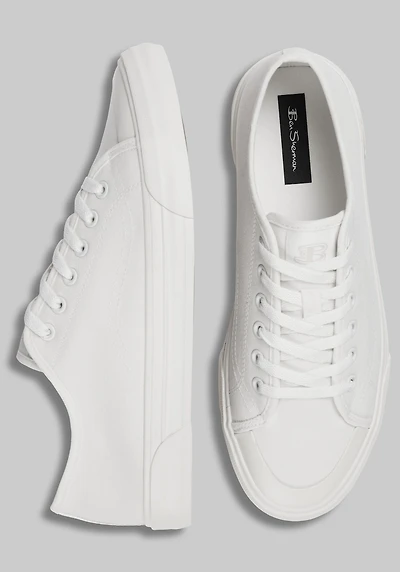 Men's Ben Sherman Belfast Canvas Sneakers at Jos. A. Bank, Cream/White