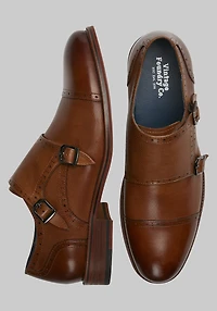 Vintage Foundry Men's Morgan Monk Strap Medallion Cap Toe Dress Shoes at Jos. A. Bank, Tan