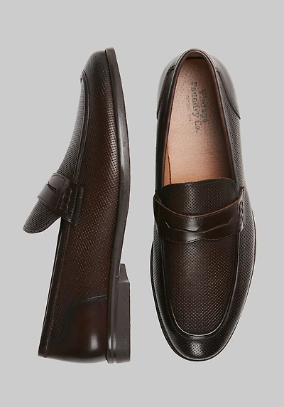 Vintage Foundry Men's Adamson Penny Loafers at Jos. A. Bank, Brown,