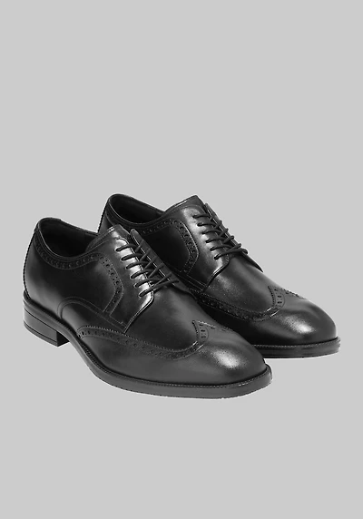 Cole Haan Men's Modern Essentials Wingtip Oxfords at Jos. A. Bank, Black