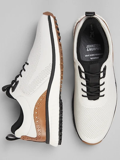 Johnston & Murphy Men's XC4 H1-Luxe Hybrid Sneakers at Jos. A. Bank, Cream/White