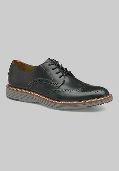 Johnston & Murphy Men's Upton Wingtip Oxfords at Jos. A. Bank, Black