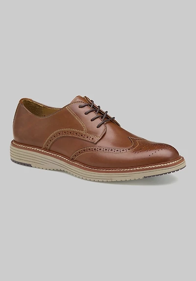 Johnston & Murphy Men's Upton Wingtip Oxfords at Jos. A. Bank, Tan
