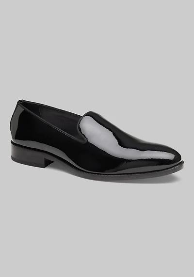Johnston & Murphy Men's Gavney Patent Leather Slip-On Shoes at Jos. A. Bank, Black