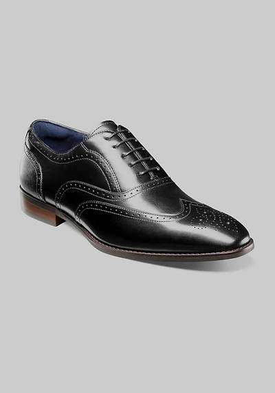 Stacy Adams Men's Kaine Wingtip Oxfords at Jos. A. Bank, Black