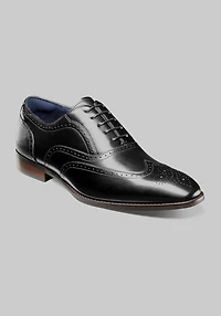 Stacy Adams Men's Kaine Wingtip Oxfords at Jos. A. Bank, Black