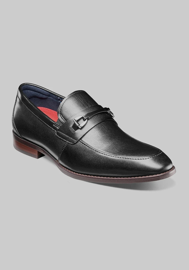 Stacy Adams Men's Kaylor Moc Toe Bit Loafers at Jos. A. Bank, Black