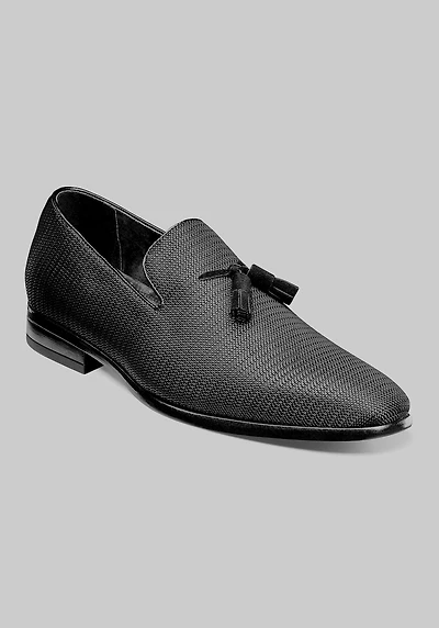 Stacy Adams Men's Tazewell Plain Toe Formal Tassel Loafers at Jos. A. Bank, Black