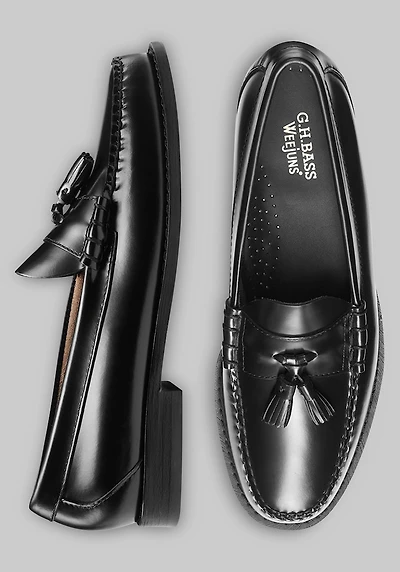 Men's G.H. Bass Lennox Tassel Weejuns Loafers at Jos. A. Bank, Black