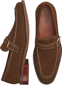 Vintage Foundry Men's Acton Moc Toe Buckle Loafers at Jos. A. Bank, Brown,