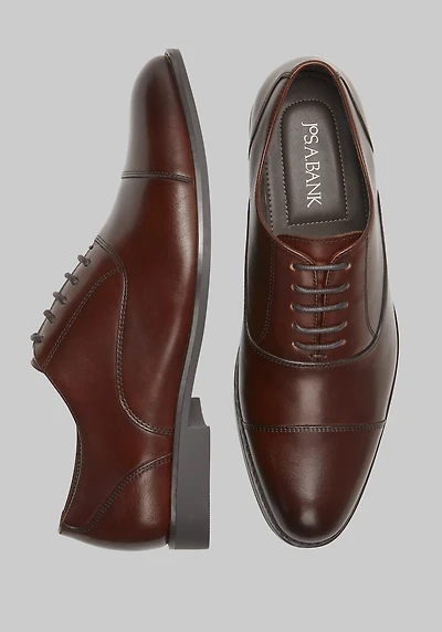 Men's Jos. A. Bank Cap Toe Oxfords at Jos. A. Bank, Brown