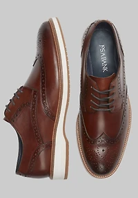 Men's Jos. A. Bank Hybrid Wingtip Shoes at Jos. A. Bank, Brown