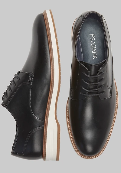 Men's Jos. A. Bank Hybrid Derby Shoes at Jos. A. Bank, Black