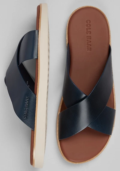 Cole Haan Men's Cross Strap Sandals at Jos. A. Bank, Blue/Navy Blazer