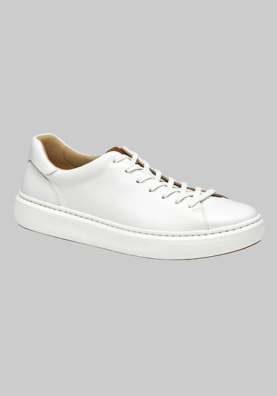 Johnston & Murphy Men's Anders Lace-to-Toe Sneakers at Jos. A. Bank, Cream/White