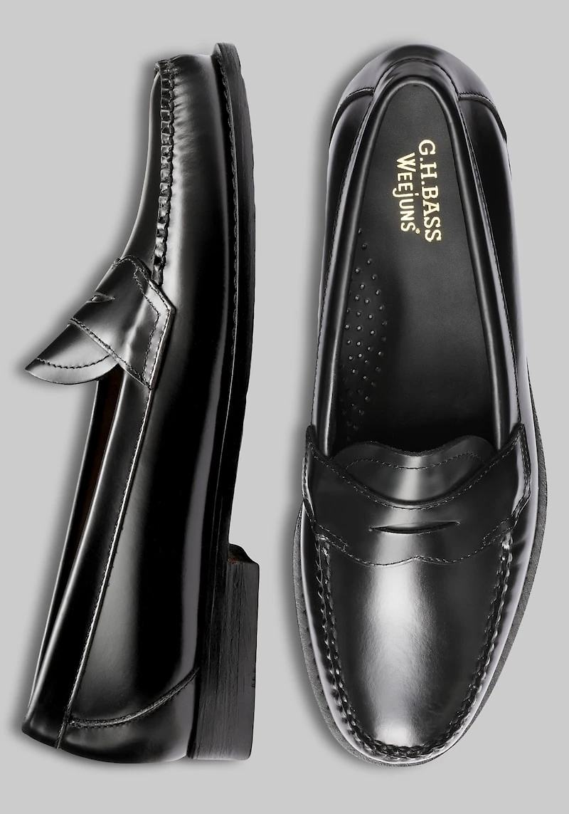 Men's G.H. Bass Logan Weejun Loafers at Jos. A. Bank, Black