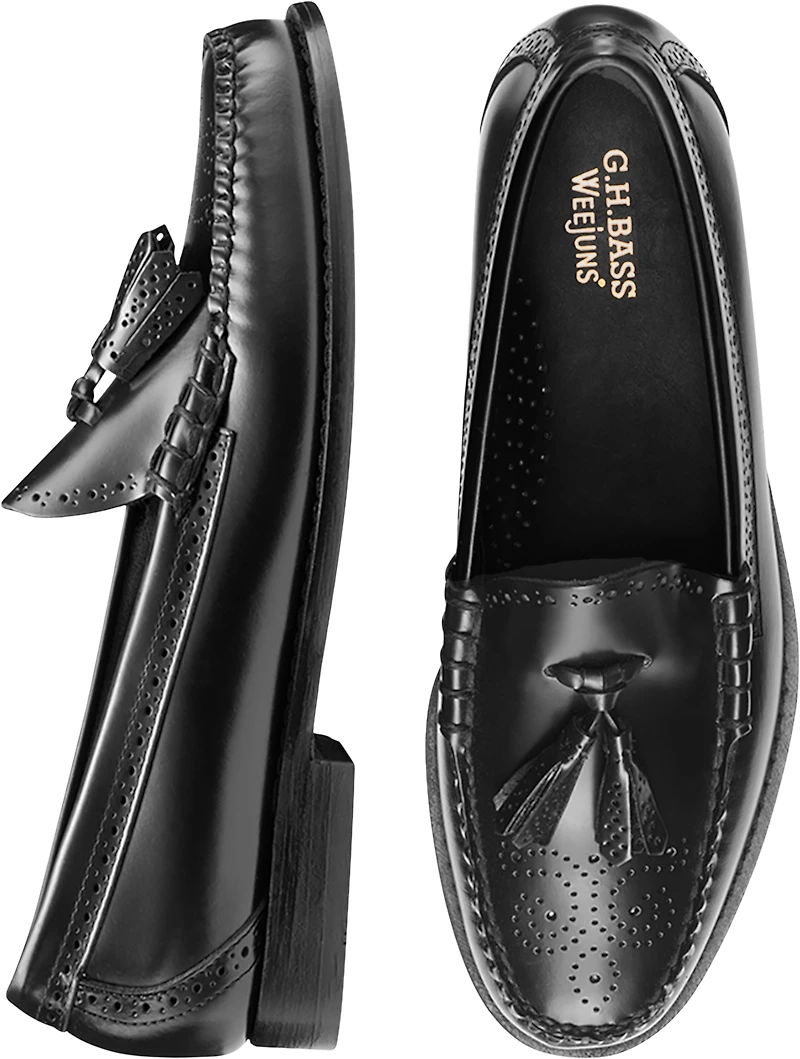 Men's G.H. Bass Larkin Tassel Brogue Weejun Loafers at Jos. A. Bank, Black