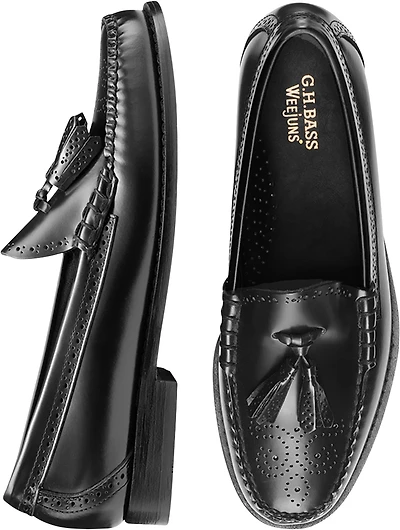 Men's G.H. Bass Larkin Tassel Brogue Weejun Loafers at Jos. A. Bank, Black